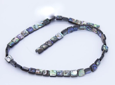 54AB558-F: Abalone Square 8mm - 15-16" String 5 54AB558-F: Abalone Square 8mm - 15-16" String - Image 3