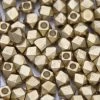 5ME854-FC: Solid Brass Cornerless/Faceted Bead 5mm - 144 Pieces -Handmade Beads Discount Store 5ME854 FC Beads MetalBeads
