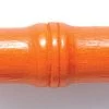 67NW134: Wood Bamboo Shape Orange 16x40mm - 30 Pieces -Handmade Beads Discount Store 67NW134 Beads WoodBeads