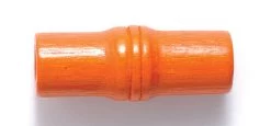 67NW134: Wood Bamboo Shape Orange 16x40mm - 30 Pieces