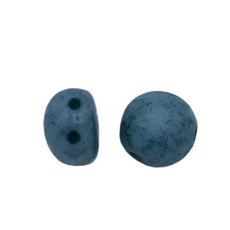 6CA185-94: Preciosa Czech Candy Two Hole Turquoise Green With Pink Effect 6mm - 50 Pieces Per Package 4 6CA185-94: Preciosa Czech Candy Two Hole Turquoise Green With Pink Effect 6mm - 50 Pieces Per Package - Image 2