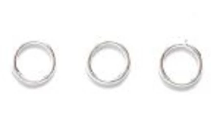 6FI890-STR: Solid Jump Ring Bright Silver Plate 5.9mm 20 Gauge - 12 Pieces 3 6FI890-STR: Solid Jump Ring Bright Silver Plate 5.9mm 20 Gauge - 12 Pieces