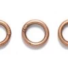 6FI891-AC: Solid Jump Ring Antique Copper Plated Brass 18 Gauge APPROXIMATELY 24 Pieces -Handmade Beads Discount Store 6FI891 AC Findings JumpandSplitRings PremiumElectroplatedSolidRings