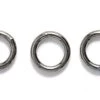 6FI891-GM: Solid Jump Ring Gunmetal Plate 18 Gauge APPROXIMATELY 24 Pieces -Handmade Beads Discount Store 6FI891 GM Findings JumpandSplitRings PremiumElectroplatedSolidRings