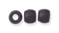 6WC109-CR: PreciosaWood Crow Type Black 5x6mm - 200 Piece Pack