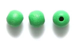 6WO182-CR: Preciosa Czech Wood Round Green 5x6mm - 200 Piece Pack