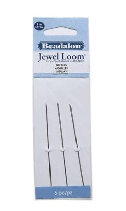 701S-500: Was 4FI281-LM: Beadalon Jewel Loom Needle 8cm 6 Pieces Per Package