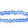 71CD272: Crystal Rondelle Light Sapphire A A A 3X4MM 16" String -Handmade Beads Discount Store 71CD272 thumbnail