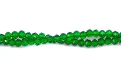71CD284: Crystal Rondelle Grass Green A A A 3X4MM 16" String -Handmade Beads Discount Store 71CD284 Beads ChineseGlass