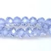 71CD371: Crystal Rondelle Blue Luster A A A 3X4MM 16" String -Handmade Beads Discount Store 71CD371 thumbnail