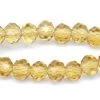 73CD225: Crystal Rondelle Sunflower A A A 4X6MM 16" String -Handmade Beads Discount Store 73CD225 thumbnail