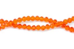 73CD236: Crystal Rondelle Hyacinth A A A 4X6MM 16" String -Handmade Beads Discount Store 73CD236 Beads ChineseGlass