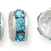 75CC262-S: Preciosa Rhinestone Rondell Aqua Bohemica Silver 6 - 36 Pieces 2 75CC262-S: Preciosa Rhinestone Rondell Aqua Bohemica Silver 6 - 36 Pieces -Handmade Beads Discount Store 75CC262 S Findings PreciosaRhinestones RhinestoneRondellesSquaredellesandBalls