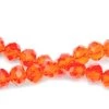 75CD236: Crystal Rondelle Hyacinth A A A 6X8MM 16" String -Handmade Beads Discount Store 75CD236 Beads ChineseGlass