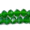 75CD284: Crystal Rondelle Grass Green A A A 6X8MM 16" String -Handmade Beads Discount Store 75CD284 thumbnail