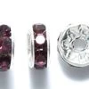 76CC298-S: Preciosa Rhinestone Rondell Amethyst Silver 7mm - 36 Pieces 2 76CC298-S: Preciosa Rhinestone Rondell Amethyst Silver 7mm - 36 Pieces -Handmade Beads Discount Store 76CC298 S Findings PreciosaRhinestones RhinestoneRondellesSquaredellesandBalls