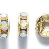 76CC512-G: Preciosa Rhinestone Rondell Crystal Aurora Borealis Finish Gold 7mm - 36 Pieces 2 76CC512-G: Preciosa Rhinestone Rondell Crystal Aurora Borealis Finish Gold 7mm - 36 Pieces -Handmade Beads Discount Store 76CC512 G Findings PreciosaRhinestones RhinestoneRondellesSquaredellesandBalls