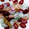 78LF525: Czech Wavy Leaf 9x14mm Mix 75PPK -Handmade Beads Discount Store 78LF525 thumbnail
