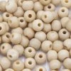 7BN153: Bone Smooth Round Tan/brown 7mm Avg 100 Pc Bag -Handmade Beads Discount Store 7BN153 Beads BoneandHorn
