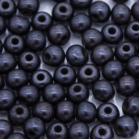 7BN158: Bone Smooth Round Dark Brown 7mm Avg 100Pc Bag 3 7BN158: Bone Smooth Round Dark Brown 7mm Avg 100Pc Bag