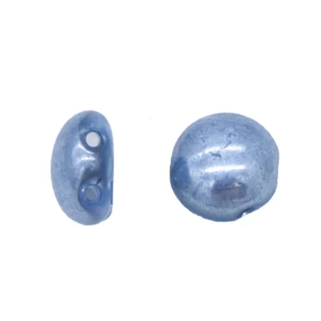 8CA873-T: Preciosa Czech Candy Two Hole Metallic Blue Shine 8mm - 50 Pieces Per Package 4 8CA873-T: Preciosa Czech Candy Two Hole Metallic Blue Shine 8mm - 50 Pieces Per Package - Image 2