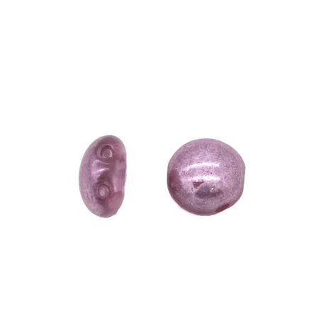 8CA892-T: Preciosa Czech Candy Two Hole Metallic Pink Shine 8mm - 50 Pieces Per Package 4 8CA892-T: Preciosa Czech Candy Two Hole Metallic Pink Shine 8mm - 50 Pieces Per Package - Image 2