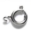 8FI100-SNR: Stainless Steel Spring Ring Clasp 8mm 2 Piece Package -Handmade Beads Discount Store 8FI100 SNR thumbnail