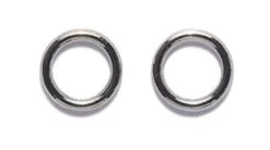 8FI891-AB: Solid Jump Ring Antique Brass Plate 8mm 18 Gauge APPROXIMATELY 24 Pieces