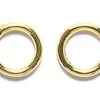 8FI891-G: Solid Jump Ring Gold Plate 8mm 18 Gauge APPROXIMATELY 24 Pieces -Handmade Beads Discount Store 8FI891 G Findings JumpandSplitRings PremiumElectroplatedSolidRings