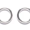 8FI891-S: Solid Jump Ring Silver Plate 8mm 18 Gauge APPROXIMATELY 24 Pieces -Handmade Beads Discount Store 8FI891 S Findings JumpandSplitRings PremiumElectroplatedSolidRings