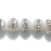8FP612-RS: Freshwater Pearl Rhinestone Round 8mm - 2 Pieces 2 8FP612-RS: Freshwater Pearl Rhinestone Round 8mm - 2 Pieces -Handmade Beads Discount Store 8FP612 RS Beads FreshwaterPearls