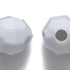 8PF112: Plastic Round Faceted White 8mm 400 Pieces -Handmade Beads Discount Store 8PF112 Beads AcrylicBeads