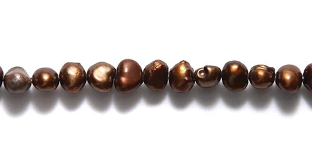 92FP355-N: Pearl Nugget 6mm Average Bronze - String 3 92FP355-N: Pearl Nugget 6mm Average Bronze - String