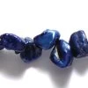 92FP377-K: Pearl Keshi Petal 10mm Average Dark Blue - String -Handmade Beads Discount Store 92FP377 K Beads FreshwaterPearls