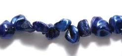 92FP377-K: Pearl Keshi Petal 10mm Average Dark Blue - String