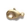 9FI644-HGR: Brass Clasp Lobster Claw Satin Hamilton Gold 9x5mm - 4 Pieces Per Package -Handmade Beads Discount Store 9FI644 HGR thumbnail