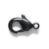 9FI644-MBR: Brass Clasp Lobster Claw Matte Black Plated 9x5mm 4 Pieces Per Package -Handmade Beads Discount Store 9FI644 MBR thumbnail
