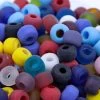 9IC202-ML: Crow MixTransparent & Opaque Matte 9.5-10mm Approximately 240 Pieces Per 200 Grams -Handmade Beads Discount Store 9IC202 ML Beads IndiaBeads