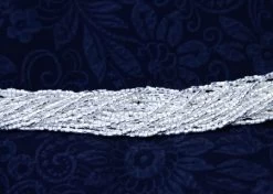 9SC813-SS: Preciosa Czech Seed Bead 3-cut Sterling Silver Plate 9/0 -Handmade Beads Discount Store 9SC813 SS Dark