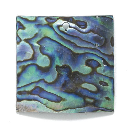 AB150: Abalone Square Pendant 30mm Average - 1 Piece 3 AB150: Abalone Square Pendant 30mm Average - 1 Piece