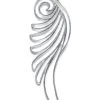 AM302: Amoracast Sterling Silver Charm Wing 16x44mm 1 Piece -Handmade Beads Discount Store AM302 PendantsandCharms MetalCharms