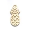 AM418-V: Amoracast Gold Vermeil Pineapple 6x13.5mm 1 Piece -Handmade Beads Discount Store AM418 V PendantsandCharms MetalCharms