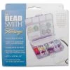 BC0050-PB: BeadSmith Blue Mini Travel Box 4.75x4.25x1.5" -Handmade Beads Discount Store BC0050 PB ToolsandSupplies StorageProducts