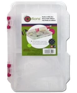 BC2365-081COP: Creative Options Organizer Utility Box Medium 20 6.5X10.75" Compartment