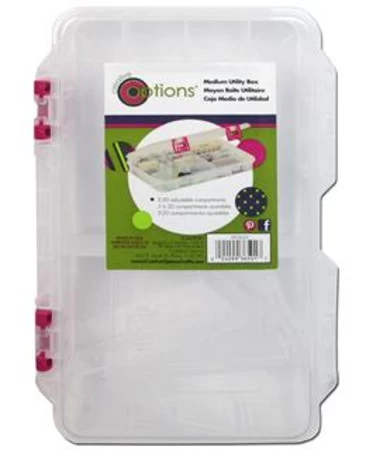 BC2365-081COP: Creative Options Organizer Utility Box Medium 20 6.5X10.75" Compartment 3 BC2365-081COP: Creative Options Organizer Utility Box Medium 20 6.5X10.75" Compartment