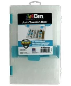 BC6847-AT: ArtBin Anti Tarnish Bead Box 6 Compartment 12 Dividers 11.75"