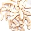 BN375-79R: Bone Curved Drop Mix Antique .5-1 Inch Average - - 50 Piece Pack