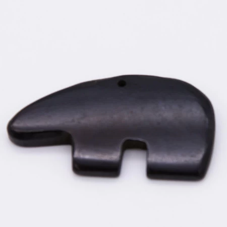 BN385-87: Bone Zuni Bear Pendant Brown 55x31mm - 5 Pieces 3 BN385-87: Bone Zuni Bear Pendant Brown 55x31mm - 5 Pieces