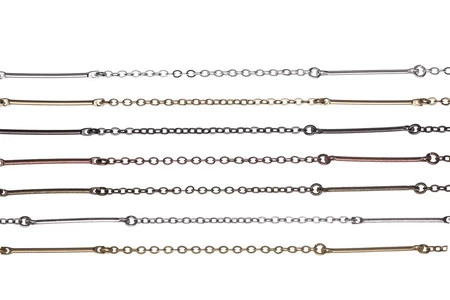 CX2608-B: Solid Brass Chain With 25mm Bar Links & 2mm Cable Links Gunmetal/Black Plated Brass - 1 Foot 3 CX2608-B: Solid Brass Chain With 25mm Bar Links & 2mm Cable Links Gunmetal/Black Plated Brass - 1 Foot