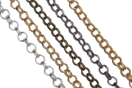 CH2611-HG: Double Link 8mm Cable Chain Satin Hamilton Gold Plated Solid Hypoallergenic Brass And Steel - 1 Foot 3 CH2611-HG: Double Link 8mm Cable Chain Satin Hamilton Gold Plated Solid Hypoallergenic Brass And Steel - 1 Foot